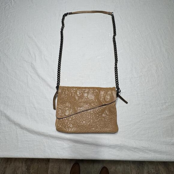 Maxon Collection Purse  Tan  Leather Crossbody Made in  Italy Classic - Picture 3 of 16